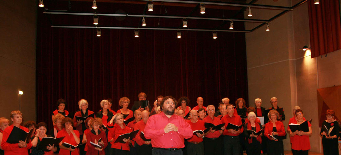 La chorale Diasporim Zinger en répétition - Chorale juive de Grenoble